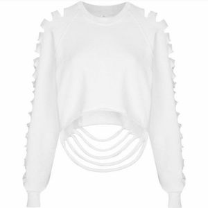 The ragged priest shredded sweatshirt